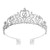 CAVETEE Tiaras and Crowns for Women Silver Tiaras Crowns Bridal Wedding Prom Birthday Party Headbands for Women Crystal Rhinestones Tiara with Comb f