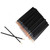 AKOAK 100 Pcs Disposable Eyeliner Brush Black Handle Fine Eyeliner Applicator Eyeliner Stick Eyeliner Liquid Eyeliner Lash Extension Tool Fiber Swabs