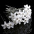 AKOAK 20 Pcs Rhinestone Bridal Hairpins, U-shaped Flower Crystal Hair Jewelry Accessories for Weddings, Bridesmaids, Women and Parties