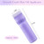 Cosywell Root Comb Applicator Bottle 6 Ounce Hair Dye Applicator Brush 3 Pack for Hair Root Comb Color with Graduated Scale(Pink White Purple)