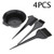 4Pcs/Set Professional Hair Colouring Brush, Hair Dye Color Brush and Bowl Set, Dye Tint Bleaching Bowl Salon Comb Hairdressing Tool Set