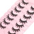 Manga Lashes False Eyelashes Doll Dramatic Eyelashes Anime Cosplay Japanese Style Lashes Spiky Long Thick Mink Eye Lash Strips by EYDEVRO
