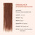HANNE 10 Strands 36 Inch Ombre Black to Brown Single Ended Dreadlock Extensions for Black Women and Men Crochet Braiding Hair Reggae Hip-hop Dreads E