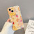 ZCDAYE Case for iPhone 14 Pro Max(6.7 inch), Retro Oil Painting Blooming Flower Printed?Colorful Glossy Edge Curly Wave Frame Slim Soft TPU Shockproo