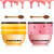2PCS Bee Lip Balm Honey Pot Sleeping Mask - Silky Hydrating Overnight Lip Care Products - Strawberry & Honey