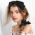 EYEOO 2PCS Bow Headbands Set - Black Big Knotted Headbands with Soft Scrunchies Bow Hair Hoop Top Knot Turban Hair Headband for Girls Teens Party Cos