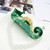 Seahorse Claw Hair Clip - Green Sea Animal Cute Large Barrette With Strong Hold for Thick, Thin, Curly or Straight Hair