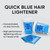 L'OREAL TECHNIQUE Quick Blue High Performance Hair Lightener - Hair Bleaching Powder - No Drip Formula, Extra Strength Lightening Action Lifts Up To