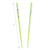 Set of Wooden Hair Sticks With Flowers Hair Pin Chopsticks 7 inches Long for Women - Green