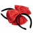 CHuangQi Red Bow Headbands with Double-sided Sequins for Girls & Ladies, Handmade Cute Hair Bands for Party or Cosplay