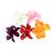 Artificial Flower Hair Clip Hawaiian Hibiscus Plumeria Hairpin Orchid Flower Headdress Bobby Pins Headwear for Woman Girl 5pcs (Random Color)