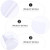 Lurrose Hair Coloring Paper Sheets 200 Count Professional Hair Dyeing Tools Lightweight Protective Color Wraps for Salon and Diy Highlights