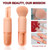 AKOAK Four-in-One Makeup Brush Set Portable Retractable Multifunctional Mini Blush Eye Shadow Loose Powder Highlighter Brush Beauty Cosmetic Tool