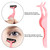 Mudder 48 Pieces False Eyelashes Applicator Tool Plastic Eyelash Extension Tweezers Fish Tail Clip Remover Tweezers Nipper Eyelash Auxiliary Clip for