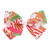6 Inch Girls' Christmas Hair Bows for Girls with Gingerbread Design