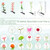 CRASPIRE 64Pcs Bean Sprout Hair Clips Flower Plant Grass Hairpins 16 Style Little Grass Barrette Headwear for Women School Home Party Favors Funny Ha