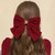 Velvet Hair Bow Red Bow Hair Clips Ribbon Velvet Hair Barrettes Clip Large Bowknot Hairpin Velvet Bow Headwear Barrette Scrunchies Ponytail Hair Styl
