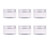 100G/3.3 Oz Jars PET Plastic Empty Cosmetic Containers Cases Cream Lotion Box Ointments Bottle Food Bottle Makeup Pot Jar Pack of 6Pcs