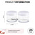 25PCS 15ML/0.5OZ Transparent Plastic Jar And White Dome Lids Refillable Make-up Cosmetic Container Empty Face Cream Lip Balm Lotion Storage Jars Pot