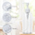 Pump Bottle Shampoo Pump Dispenser, Yebeauty Shampoo Bottles with Pump 10oz Clear Empty Plastic Empty Refillable Shower Bottle Dispenser 2 Pieces Con