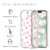 LuminousGuard for iPhone 16 Pro Max Case, Cute Kawaii Pink Bow Phone Case for Women Girls, Anti-Yellowing Clear Acrylic Back Soft TPU Frame Slim Fit
