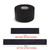 100 Pcs/Roll Barber Neck Paper Professional Disposable Black Waterproof Stretchy Band Neck Strip for Salon Haircut Styling