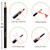 6 Piece Black Colour Waterproof Eyebrows Pencil Tattoo Makeup And Microblading Supplies Kit-Permanent Eye Brow Liners In Waterproof Eyebrow Pencils P