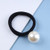 Iaceble Vintage Pearl Hair Accessories: Large Ponytail Holders, Elastic Hair Ties, Ropes, and Bands for Women's Headdress