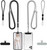 takyu Phone Lanyard, 2 Pack Adjustable Cell Phone Lanyard Crossbody Neck Strap & 2 Pack Phone Wrist Strap with 2 Pcs Tether Tabs Compatible for iPhon