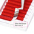 Volume Lash Extensions D Curl Mixed Tray Easy Fan Volume Lashes 0.07 8-14mm Mixed Tray Red Rapid Blooming Mink Eyelash Extensions (Red 0.07-D, 8-14mm
