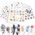 32 Sheets Halloween Nail Art Decals Stickers Water Transfer Nail Sticker for Art Nail Manicure Salon DIY Decoration Accessories