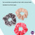 Goody Velvet Hair Scrunchies, 3 Count, Assorted Colors, Style with Ease and Keep Your Hairstyles Secure, Pain-Free Styling Accessories for Women, Men