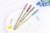 Traditional Chinese Hairpin, Rhinestone Crystal Antique Hair Sticks chopsticks hair Accessory Wedding Hair Jewelry 2pieces 5 Colors (Purple)