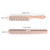 2 pcs Stainless Steel Hair Combs Anti Static Styling Comb Hairdressing Barbers Combs (Rose Gold)