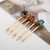 Numblartd Set of 5 Vintage Imitation Crystal Rhinestone Alloy Barrettes Side Clip Hairpin Hair Clip Bobby Pins Hair Accessories for Women Lady