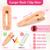 cridoz 12 Pcs Acrylic Resin Hair Barrettes Hair Clips for Women Hair Accessories