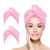 YoulerTex Microfiber Hair Towel Hair Wrap: 2 Pack 10X26 Hair Dryer Towels for Women Absorbent Turban Twist Hair Drying Shower Cap Curly Hair Products