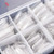 Beuniar Acrylic Nail Tips Clear 500Pcs French Artificial False Tip for Manicure Nails Art Salons & Home DIY