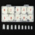Beuniar Acrylic Nail Tips Natural 500Pcs French Artificial False Tip for Manicure Nails Art Salons & Home DIY