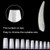 Beuniar Acrylic Nail Tips Natural 500Pcs French Artificial False Tip for Manicure Nails Art Salons & Home DIY