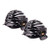 2 Pieces Black Plastic Spiral Dome Bun Maker Mushroom Head Cover Hair Holder Round Stylish Spiral No Slip Hair Claw Clamp Clip