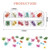 LPOne 2 Boxes 3D Nail Mini Dried Flowers Sticker Nail Art Resin Craft DIY,Real Natural Dried Flowers, Five Petal Flower Leaf Gypsophila Dry Flower Na