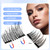 [10 Pairs] Magnetic Eyelashes and Eyeliner Kit, Reusable Magnetic Lashes with Eyeliner and Tweezers, 3D Natural Look False Eyelashes (10 PAIRS)