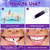 Teeth Whitening Gels Pen, Purple Teeth Whitening Pens, Instant Teeth Whitening Paint Pens, Color Correcting for Tooth Stain Removal 3 Packs
