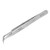 Vetus Tweezer Non-magnetic Stainless Steel Curved Slant Tip Eyelash Eyebrow Tool ST-15