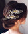 Fstrend Bridal Wedding Hair Pins Silver Sparkly Rhinestones Pearls Hair Pin Crystals Bride Hairpieces Leaves Hair Accessories for Women(Pack of 2) (G