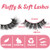 Fyonas False Eyelashes Pack 20MM Super Fluffy 6D Faux Mink Lashes Soft Long Dramatic Luxury Volume Eye Lashes 7 Pairs Pack