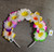 JEAIRTS LED Hawaiian Flower Crown Headband Plumeria Floral Headpiece Glow Luau Hair Accessories for Women