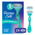 Schick Hydro Silk Sensitive Women's Razor | 5-Blade Razors for Women Sensitive Skin | Womens Razors Sensitive Skin | 1 Handle & 2 Razor Blade Refills