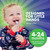 Brilliant Oral Care Baby Toothbrush with Soft Bristles and Round Head, for a Toddler Approved, Easy to Use All-Around Clean Mouth, Ages 0-2 Years, Mi
